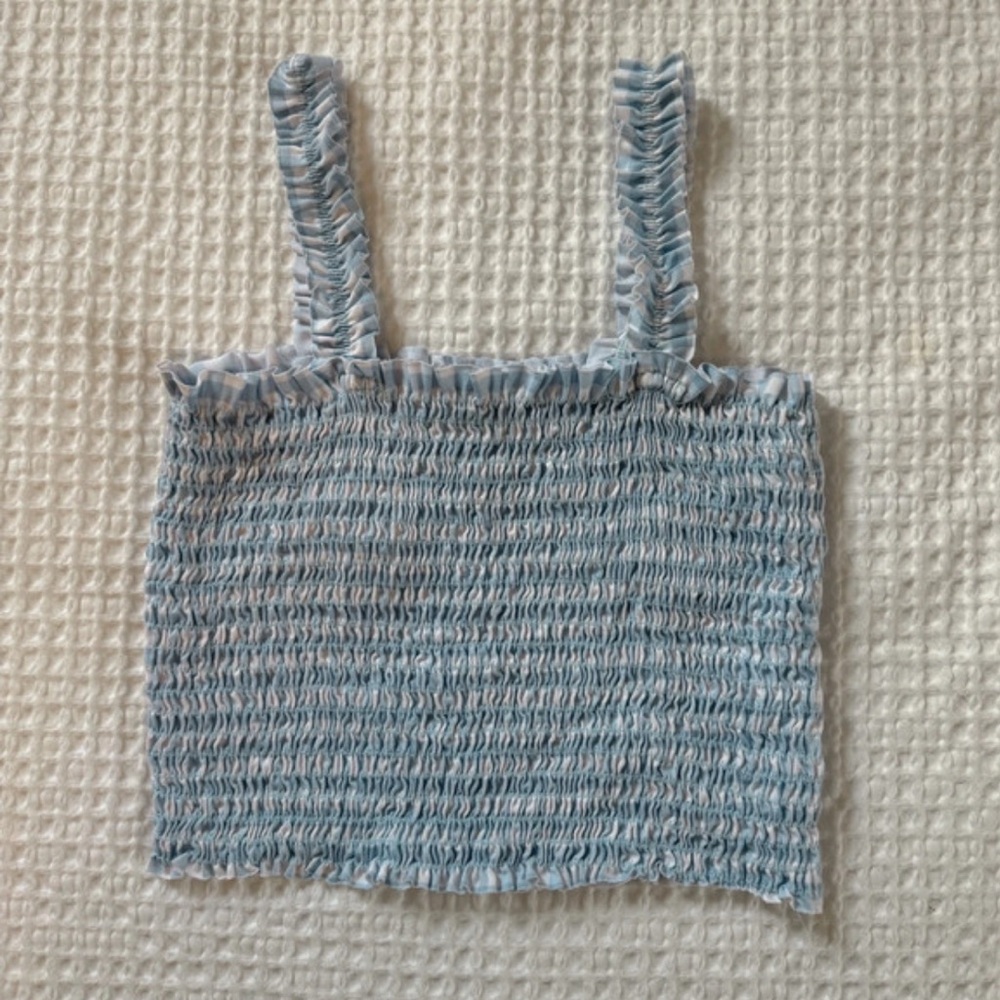 Gingham Tank Top